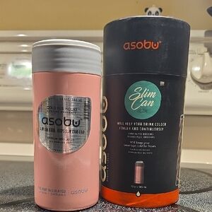 Asobu Pink Slim Can Kuzie